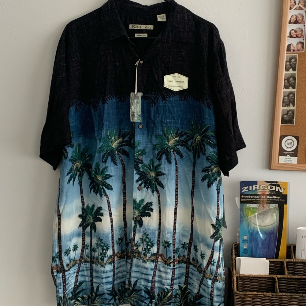 Batik Bay Hawaiian palm shirt